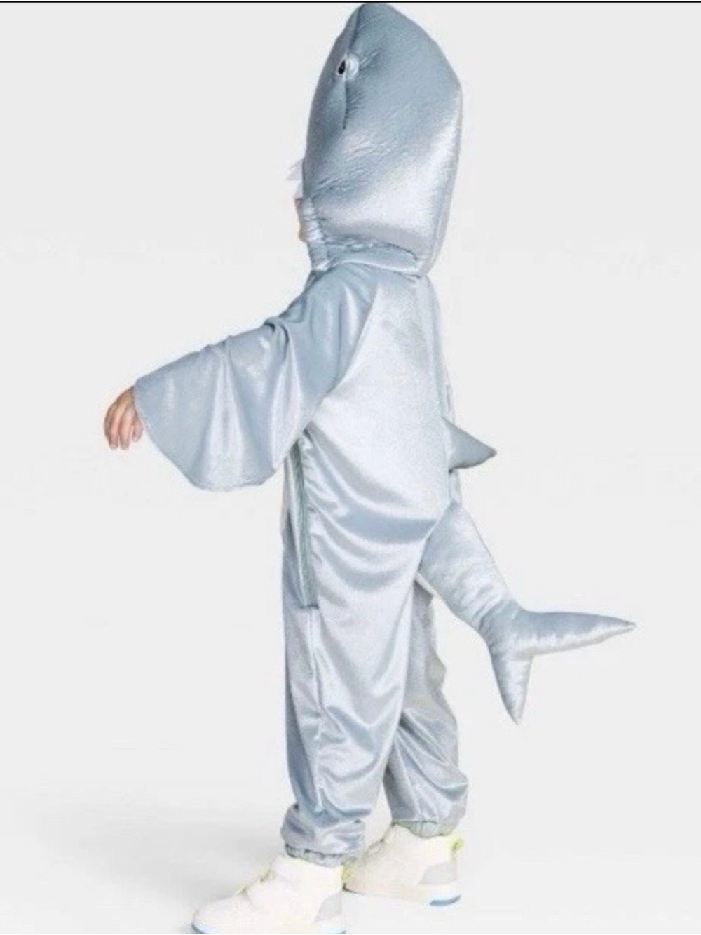 NWT Toddler Shark Costume 4-5T Hyde & EEK Halloween Jumpsuit Kids - Picture 2 of 6